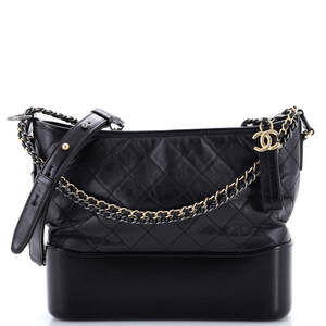 Chanel Medium Gabrielle Hobo Quilted Aged Calfskin